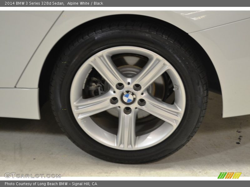 Alpine White / Black 2014 BMW 3 Series 328d Sedan