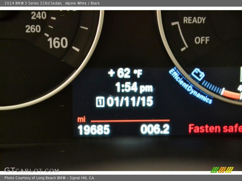 Alpine White / Black 2014 BMW 3 Series 328d Sedan