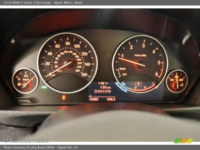 Alpine White / Black 2014 BMW 3 Series 328d Sedan