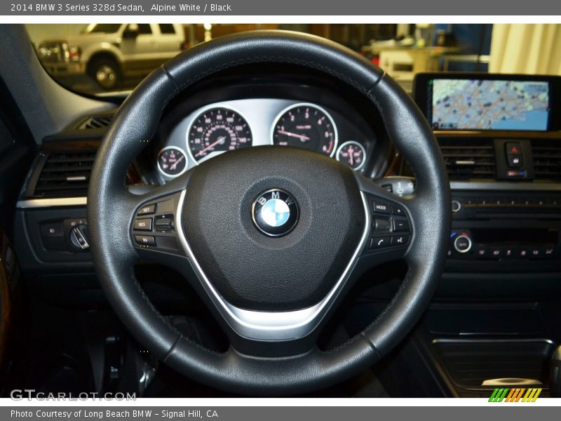 Alpine White / Black 2014 BMW 3 Series 328d Sedan