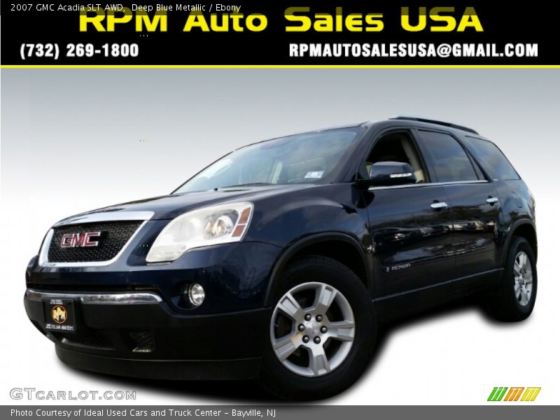 Deep Blue Metallic / Ebony 2007 GMC Acadia SLT AWD