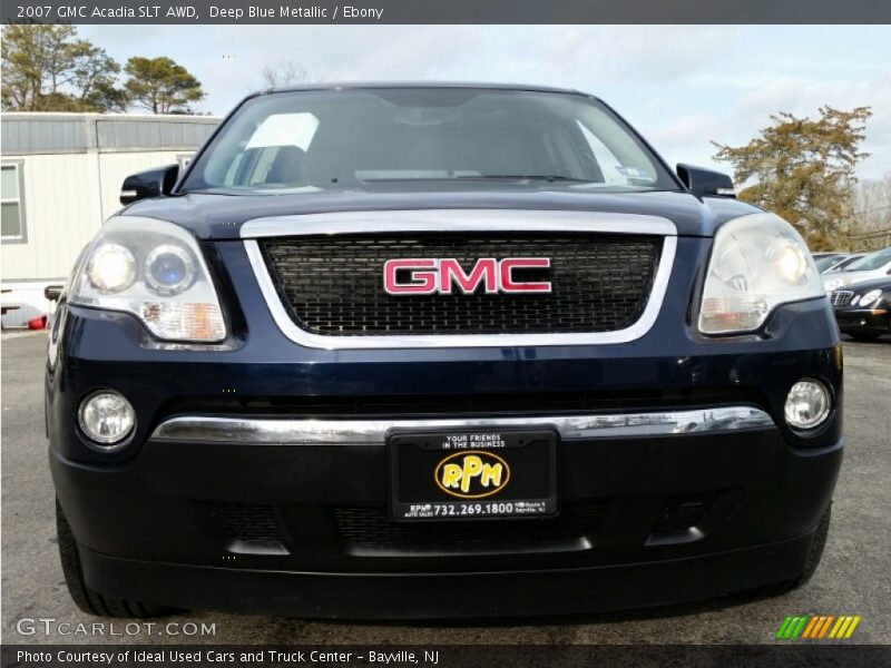 Deep Blue Metallic / Ebony 2007 GMC Acadia SLT AWD