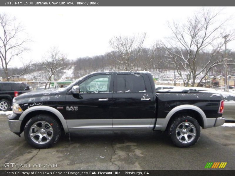 Black / Black 2015 Ram 1500 Laramie Crew Cab 4x4