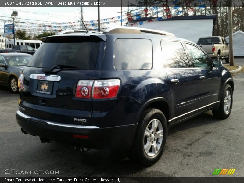 Deep Blue Metallic / Ebony 2007 GMC Acadia SLT AWD