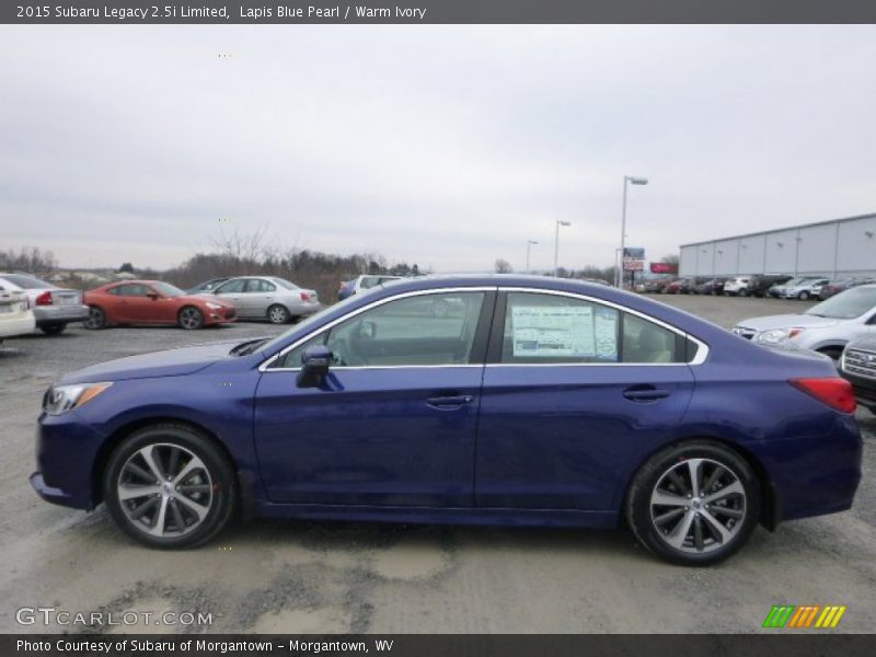 Lapis Blue Pearl / Warm Ivory 2015 Subaru Legacy 2.5i Limited