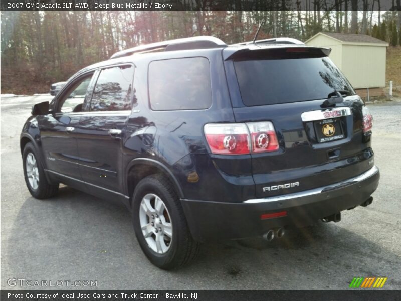 Deep Blue Metallic / Ebony 2007 GMC Acadia SLT AWD