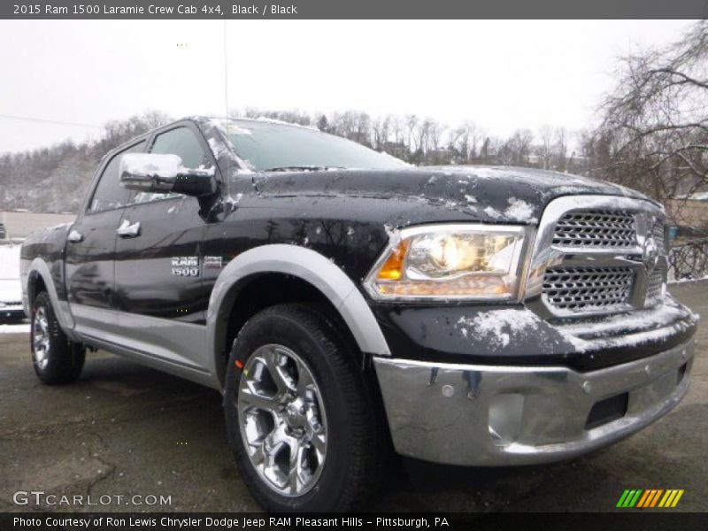 Black / Black 2015 Ram 1500 Laramie Crew Cab 4x4