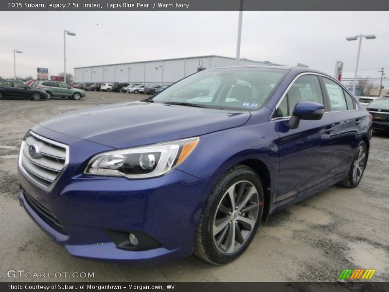 Lapis Blue Pearl / Warm Ivory 2015 Subaru Legacy 2.5i Limited