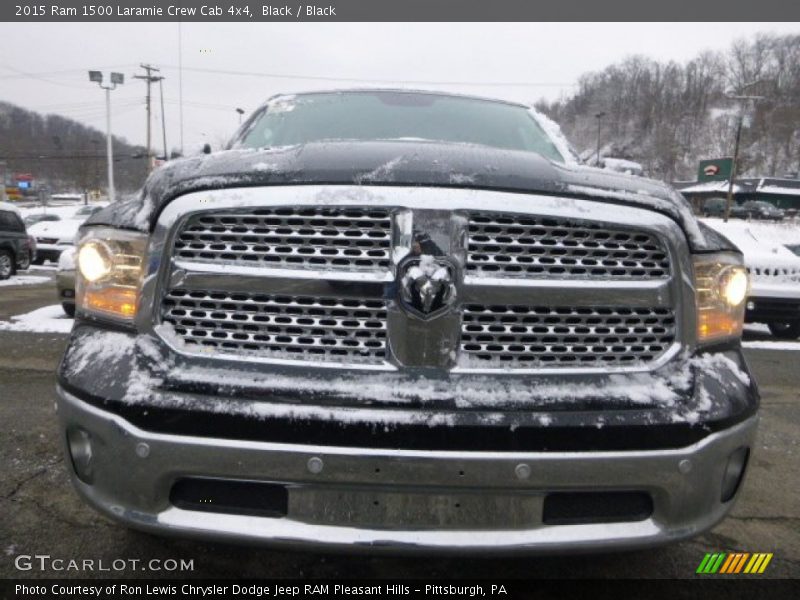 Black / Black 2015 Ram 1500 Laramie Crew Cab 4x4