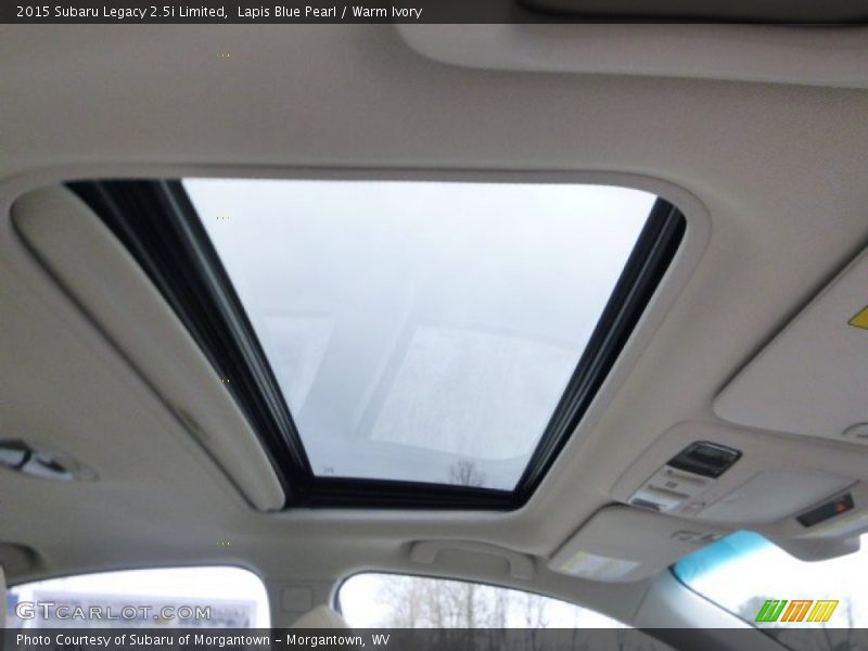 Lapis Blue Pearl / Warm Ivory 2015 Subaru Legacy 2.5i Limited