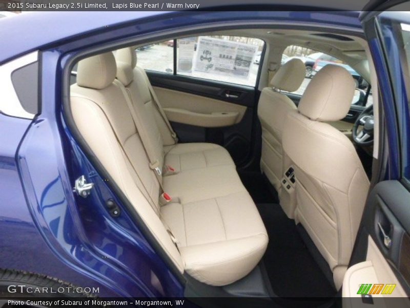 Lapis Blue Pearl / Warm Ivory 2015 Subaru Legacy 2.5i Limited
