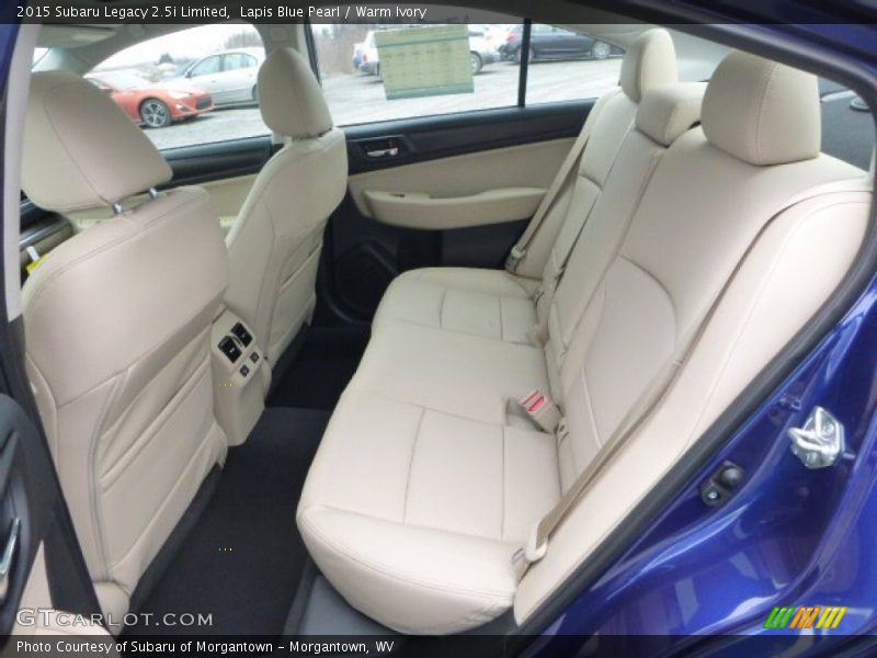 Lapis Blue Pearl / Warm Ivory 2015 Subaru Legacy 2.5i Limited