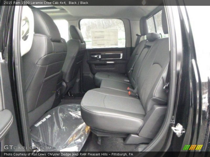 Rear Seat of 2015 1500 Laramie Crew Cab 4x4