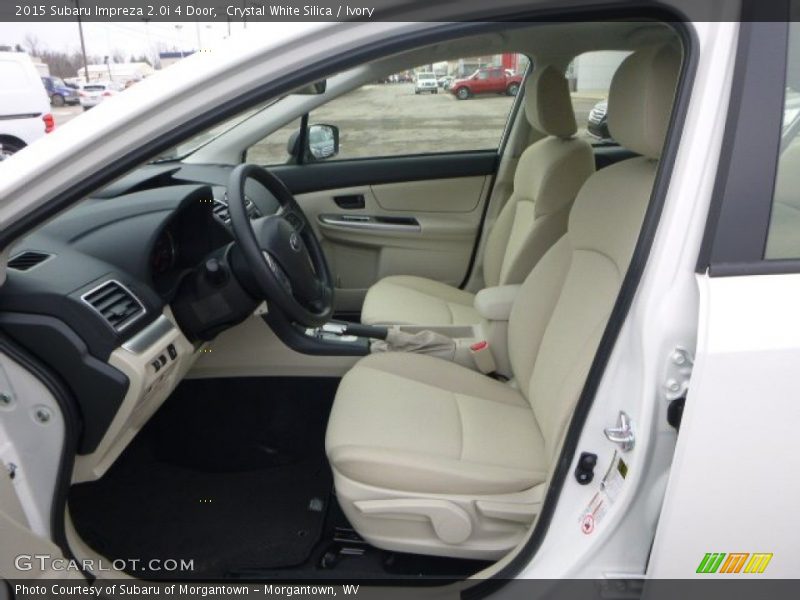 Crystal White Silica / Ivory 2015 Subaru Impreza 2.0i 4 Door