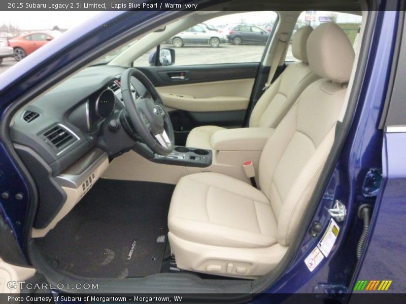 Lapis Blue Pearl / Warm Ivory 2015 Subaru Legacy 2.5i Limited