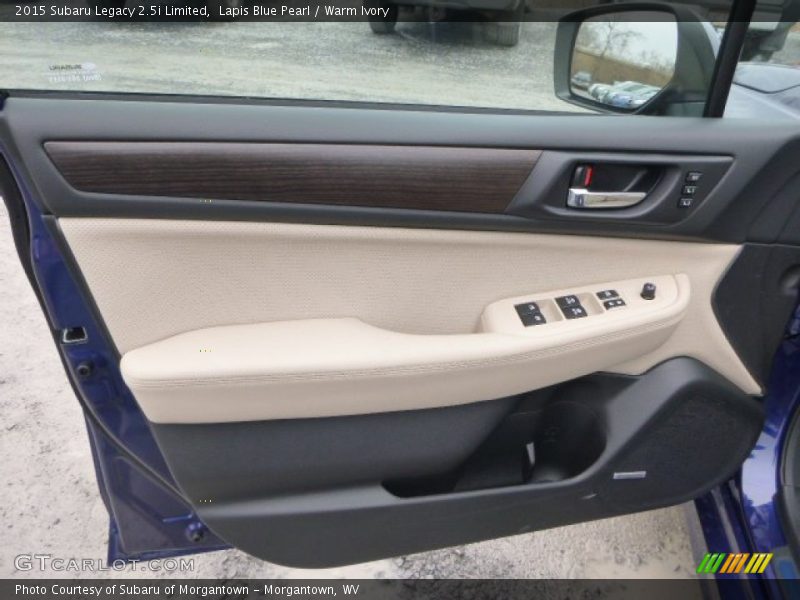 Lapis Blue Pearl / Warm Ivory 2015 Subaru Legacy 2.5i Limited