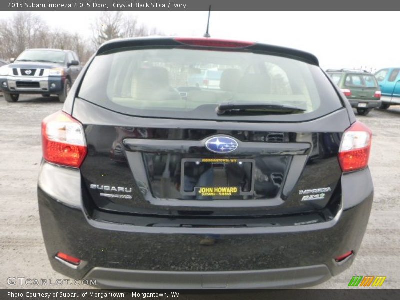 Crystal Black Silica / Ivory 2015 Subaru Impreza 2.0i 5 Door
