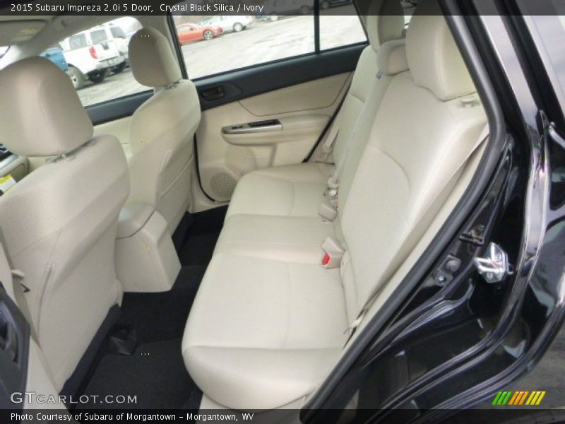 Rear Seat of 2015 Impreza 2.0i 5 Door