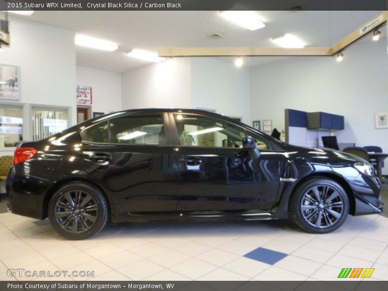 Crystal Black Silica / Carbon Black 2015 Subaru WRX Limited