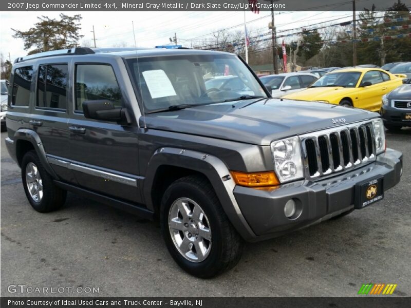 Mineral Gray Metallic / Dark Slate Gray/Light Graystone 2007 Jeep Commander Limited 4x4