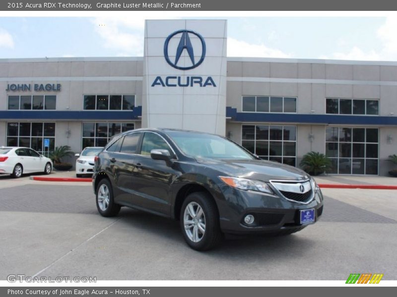 Graphite Luster Metallic / Parchment 2015 Acura RDX Technology