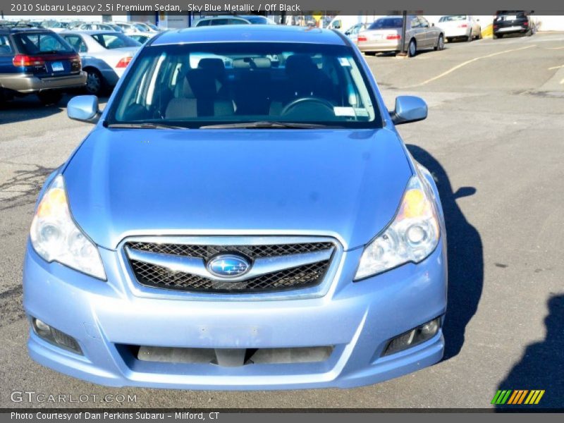 Sky Blue Metallic / Off Black 2010 Subaru Legacy 2.5i Premium Sedan