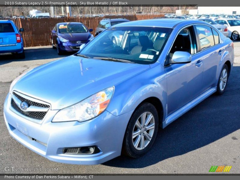 Sky Blue Metallic / Off Black 2010 Subaru Legacy 2.5i Premium Sedan