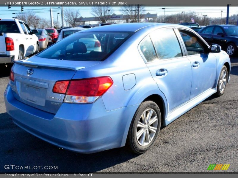 Sky Blue Metallic / Off Black 2010 Subaru Legacy 2.5i Premium Sedan