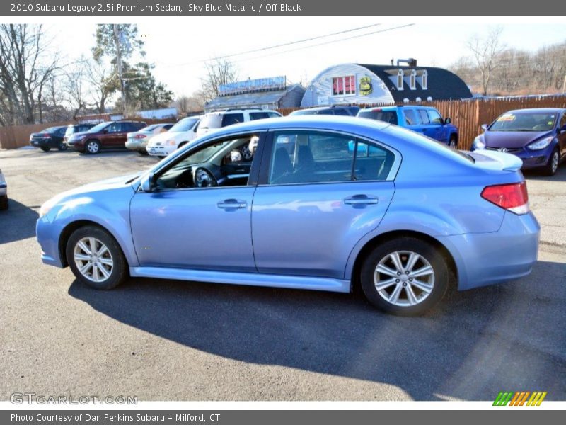 Sky Blue Metallic / Off Black 2010 Subaru Legacy 2.5i Premium Sedan