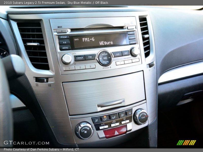 Sky Blue Metallic / Off Black 2010 Subaru Legacy 2.5i Premium Sedan