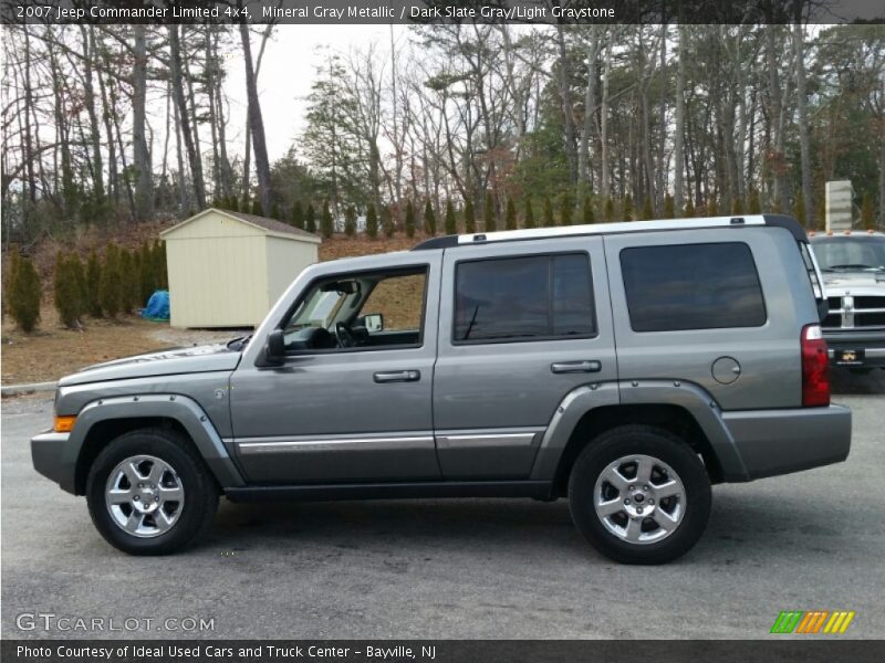 Mineral Gray Metallic / Dark Slate Gray/Light Graystone 2007 Jeep Commander Limited 4x4