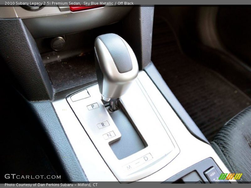 Sky Blue Metallic / Off Black 2010 Subaru Legacy 2.5i Premium Sedan