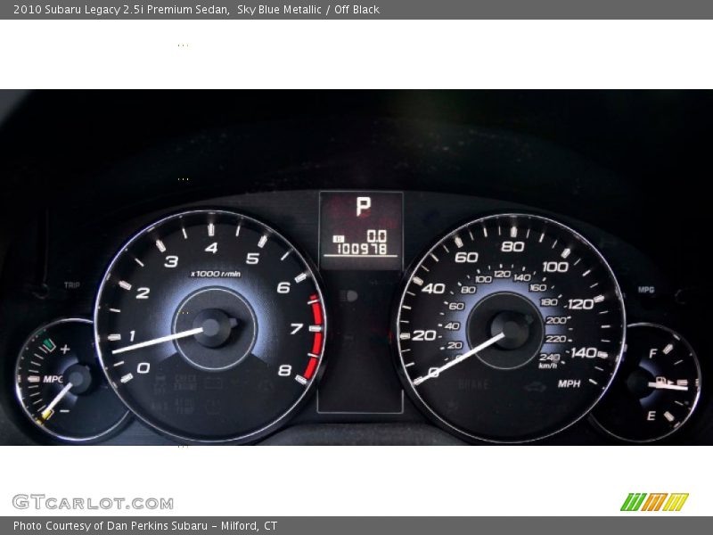 Sky Blue Metallic / Off Black 2010 Subaru Legacy 2.5i Premium Sedan