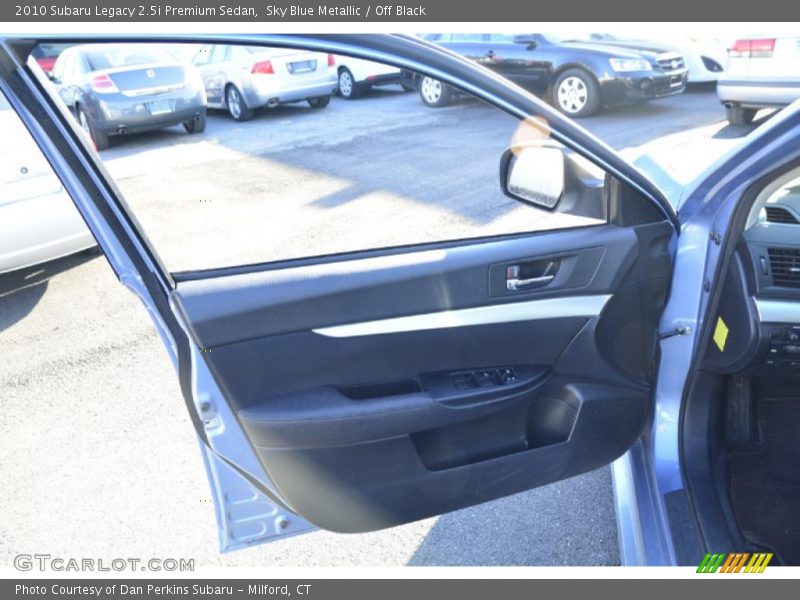 Sky Blue Metallic / Off Black 2010 Subaru Legacy 2.5i Premium Sedan