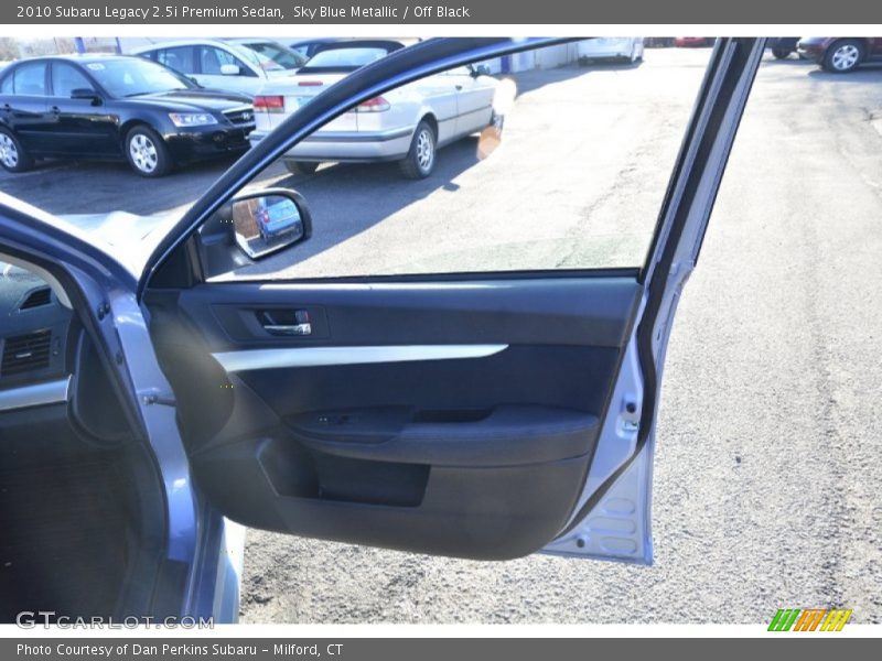 Sky Blue Metallic / Off Black 2010 Subaru Legacy 2.5i Premium Sedan