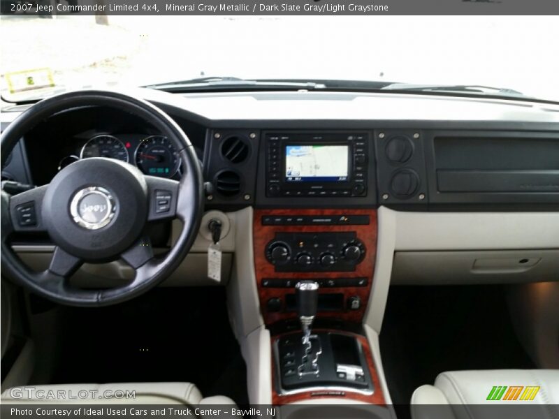 Mineral Gray Metallic / Dark Slate Gray/Light Graystone 2007 Jeep Commander Limited 4x4