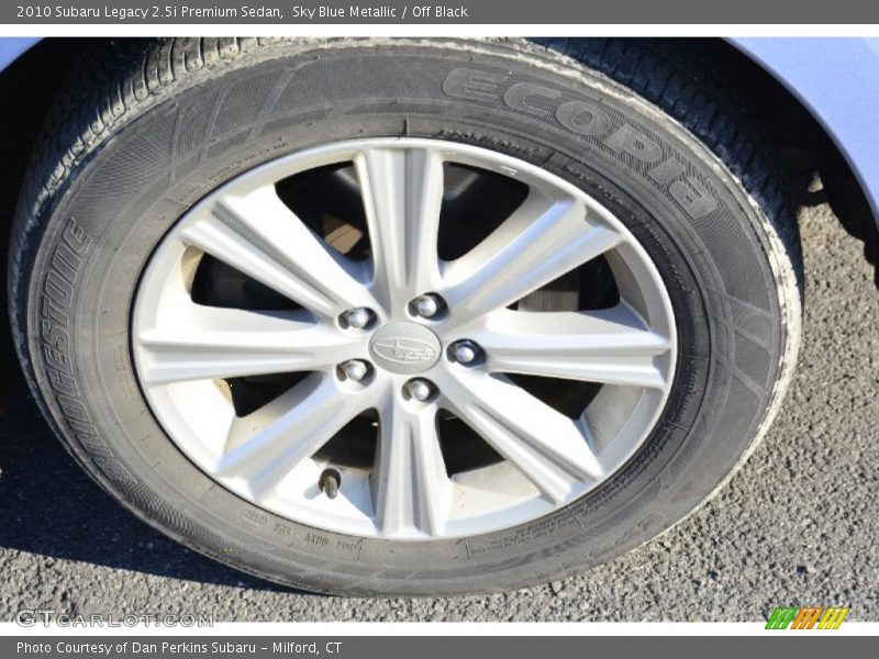 Sky Blue Metallic / Off Black 2010 Subaru Legacy 2.5i Premium Sedan