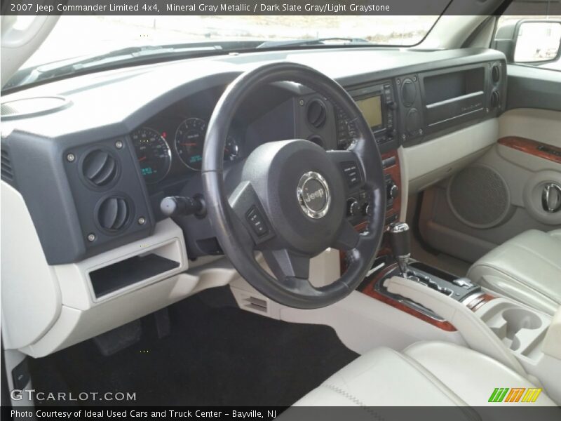 Mineral Gray Metallic / Dark Slate Gray/Light Graystone 2007 Jeep Commander Limited 4x4