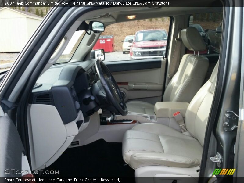 Mineral Gray Metallic / Dark Slate Gray/Light Graystone 2007 Jeep Commander Limited 4x4