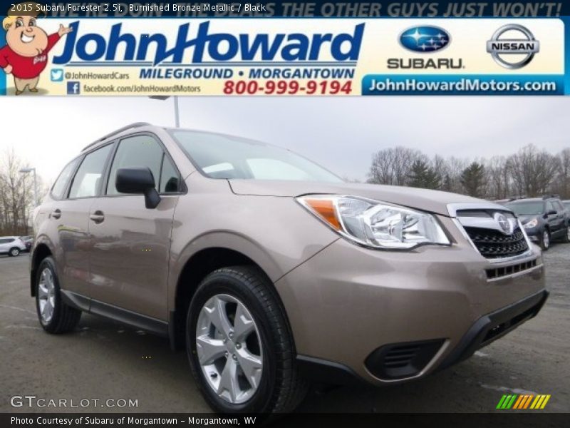 Burnished Bronze Metallic / Black 2015 Subaru Forester 2.5i
