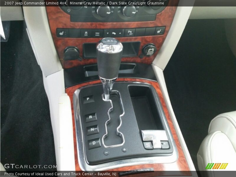 Mineral Gray Metallic / Dark Slate Gray/Light Graystone 2007 Jeep Commander Limited 4x4