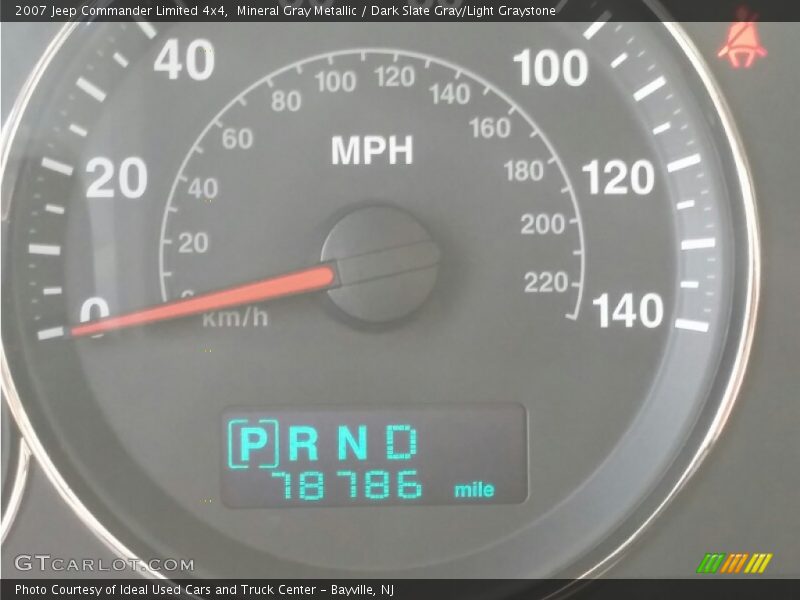Mineral Gray Metallic / Dark Slate Gray/Light Graystone 2007 Jeep Commander Limited 4x4