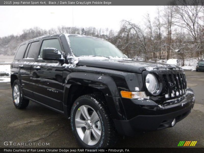Black / Dark Slate Gray/Light Pebble Beige 2015 Jeep Patriot Sport 4x4