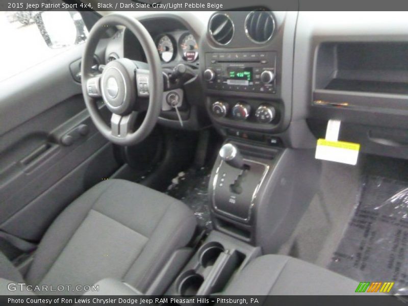 Black / Dark Slate Gray/Light Pebble Beige 2015 Jeep Patriot Sport 4x4