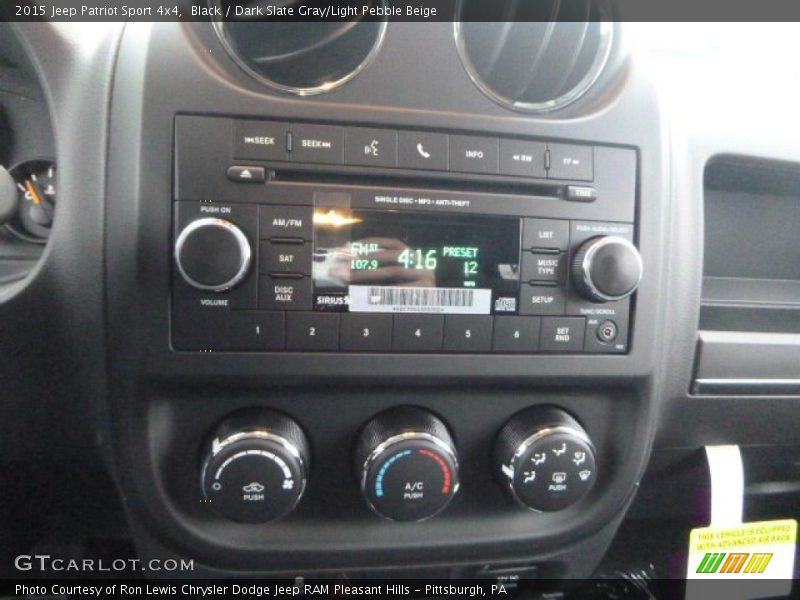 Black / Dark Slate Gray/Light Pebble Beige 2015 Jeep Patriot Sport 4x4