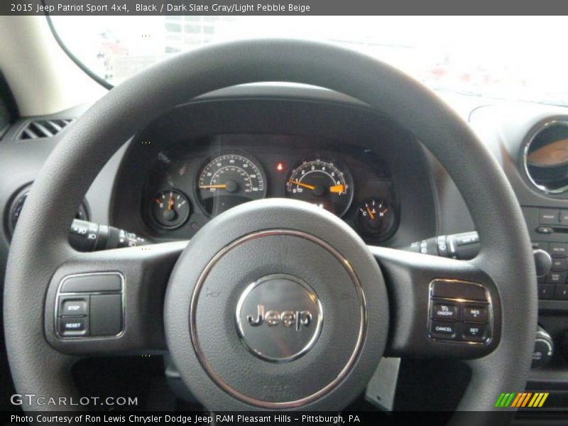 Black / Dark Slate Gray/Light Pebble Beige 2015 Jeep Patriot Sport 4x4