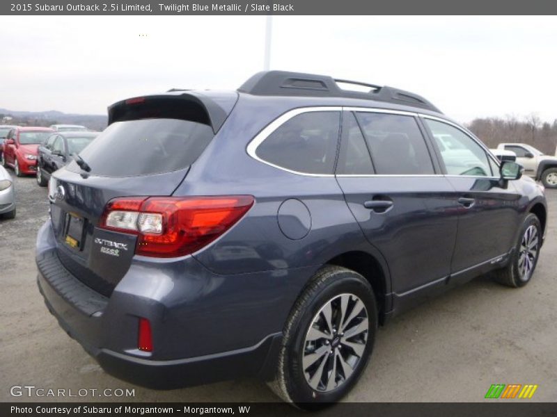 Twilight Blue Metallic / Slate Black 2015 Subaru Outback 2.5i Limited