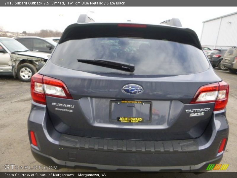 Twilight Blue Metallic / Slate Black 2015 Subaru Outback 2.5i Limited