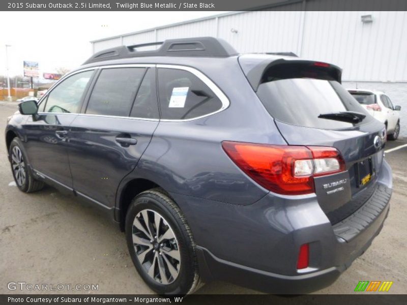 Twilight Blue Metallic / Slate Black 2015 Subaru Outback 2.5i Limited