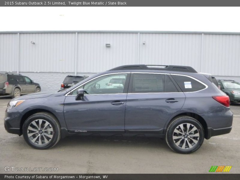 Twilight Blue Metallic / Slate Black 2015 Subaru Outback 2.5i Limited